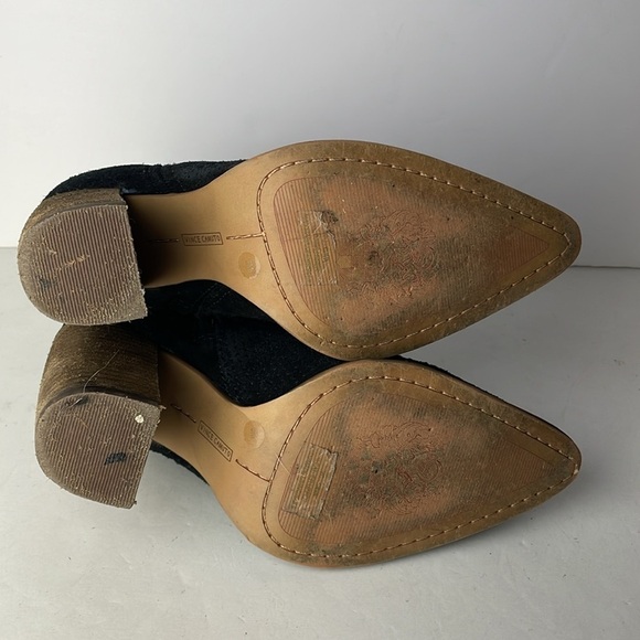Vince Camuto Cava Black Ankle Boots 6 - Picture 7 of 7